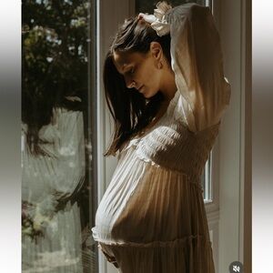 Vintage bohemian maxi dress